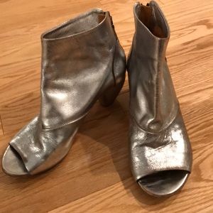 Marsell silver open toes ankle boots